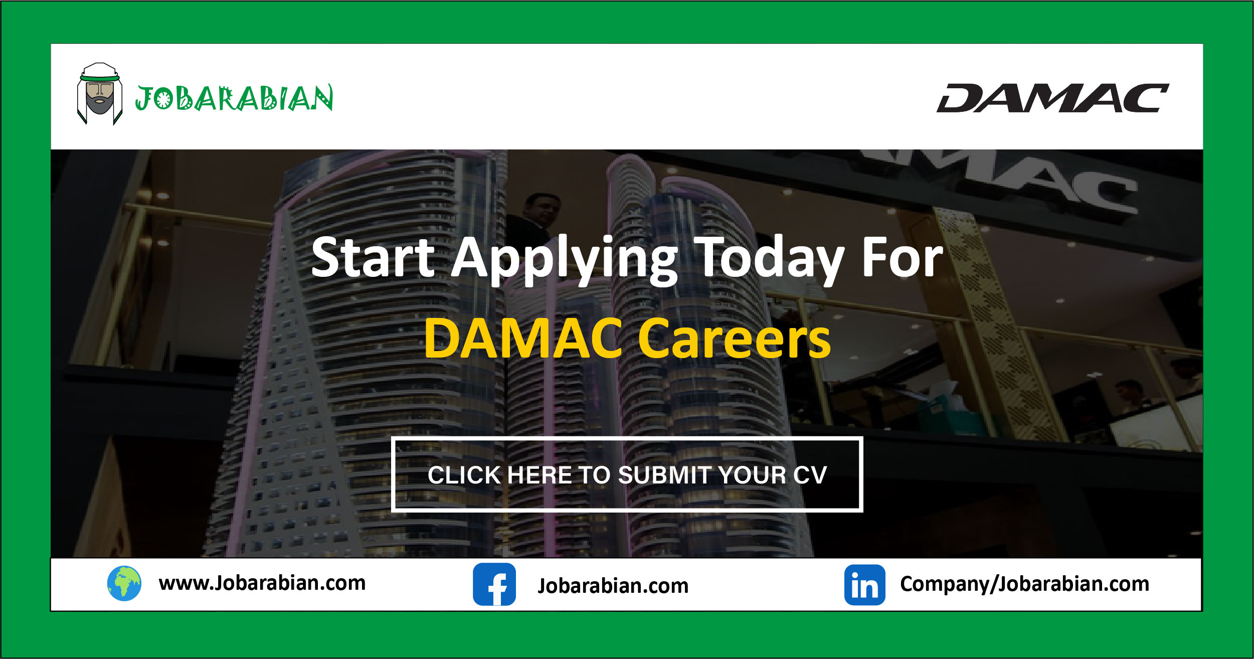 DAMAC CAREERS 2024 IN DUBAI | DAMAC PROPERTIES JOBS IN UAE