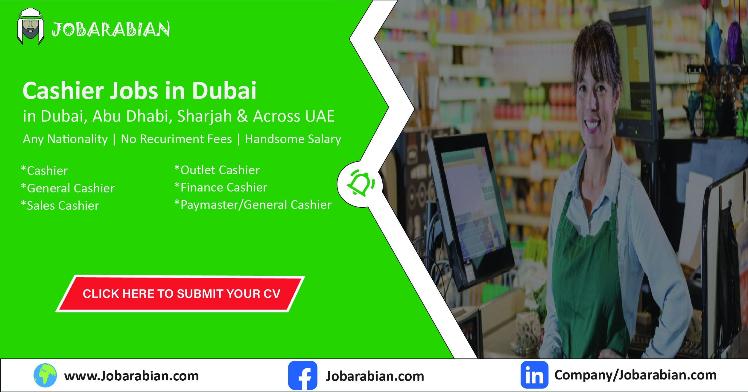 Cashier Jobs In Dubai