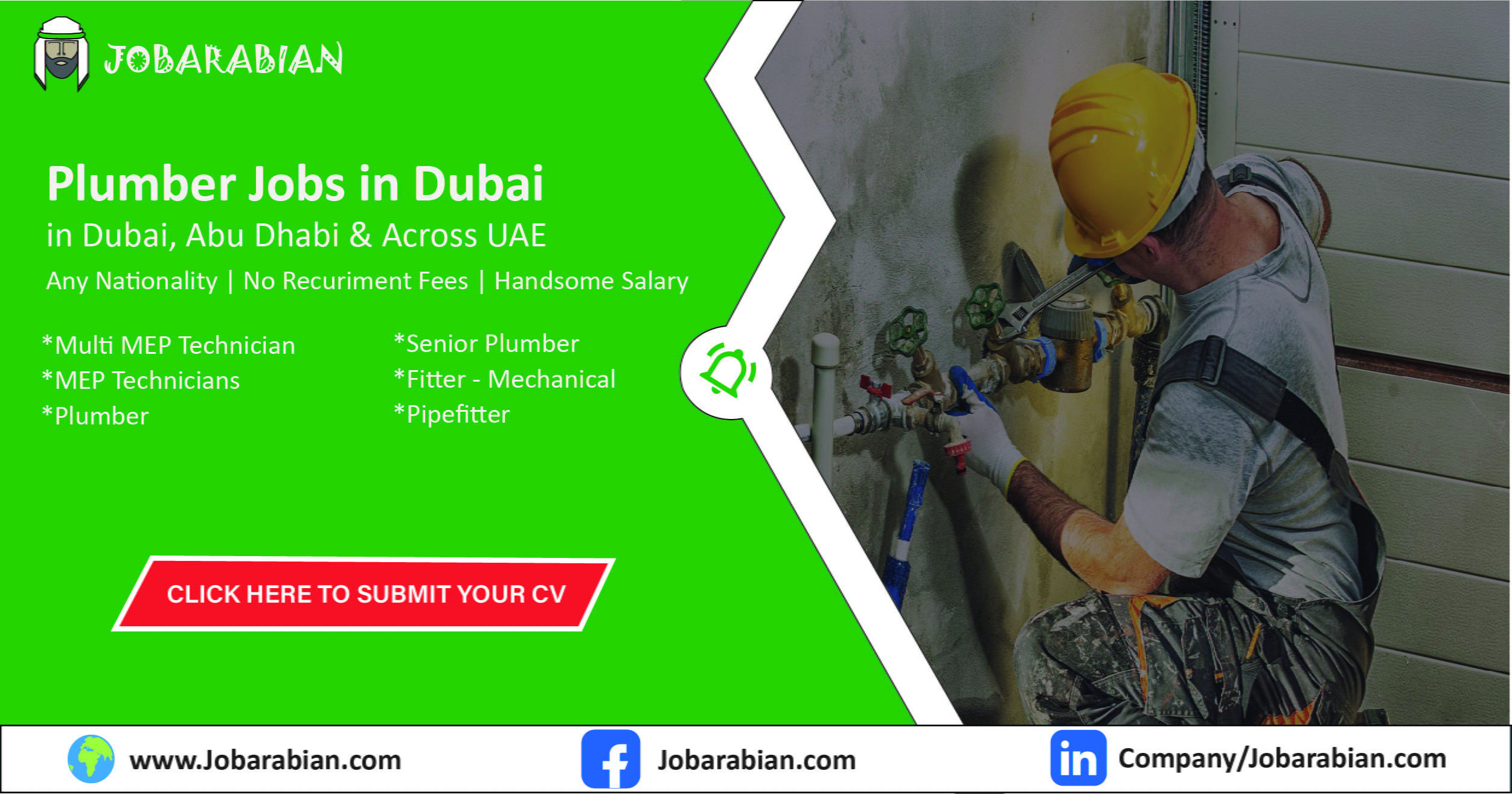 Plumber Jobs In Dubai